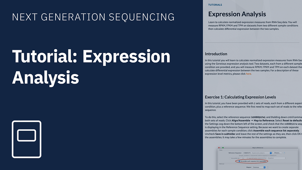 Tutorial expression analysis