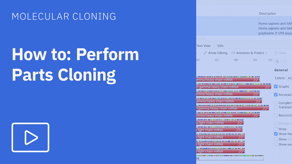 How to perform parts cloning