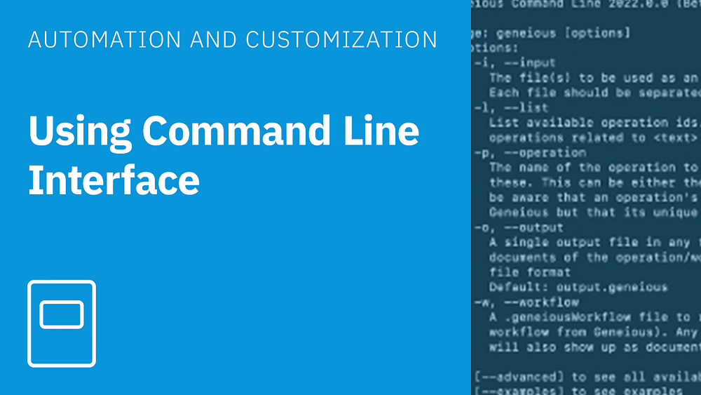 Using command line interface
