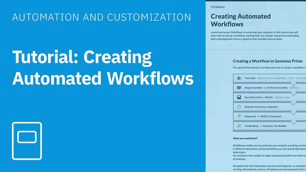 Tutorial creating automated workflows